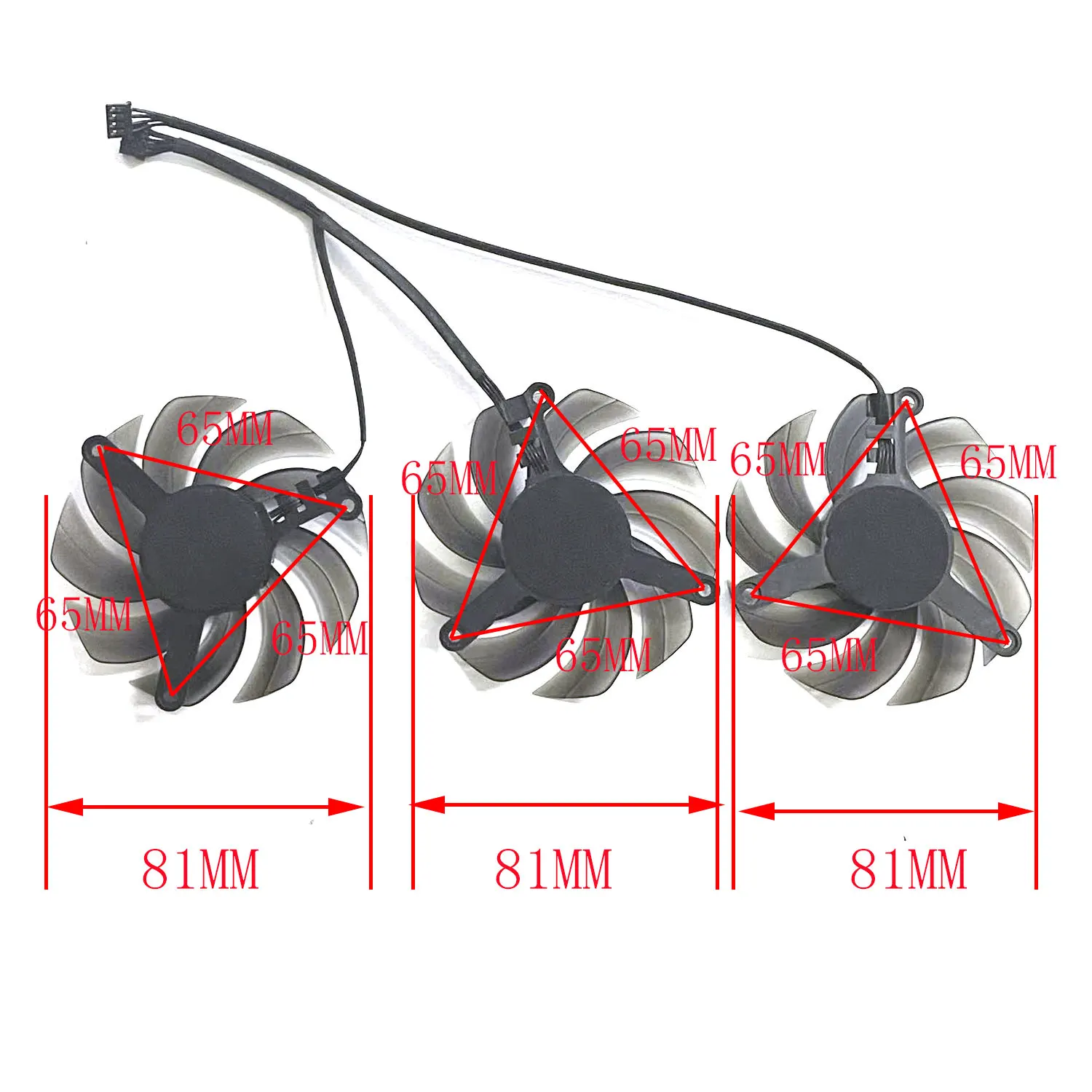 82 มม. FD8015U12D สำหรับ PNY R - Rtx 3090 24Gb Graphics Card บทวิจารณ์และราคา